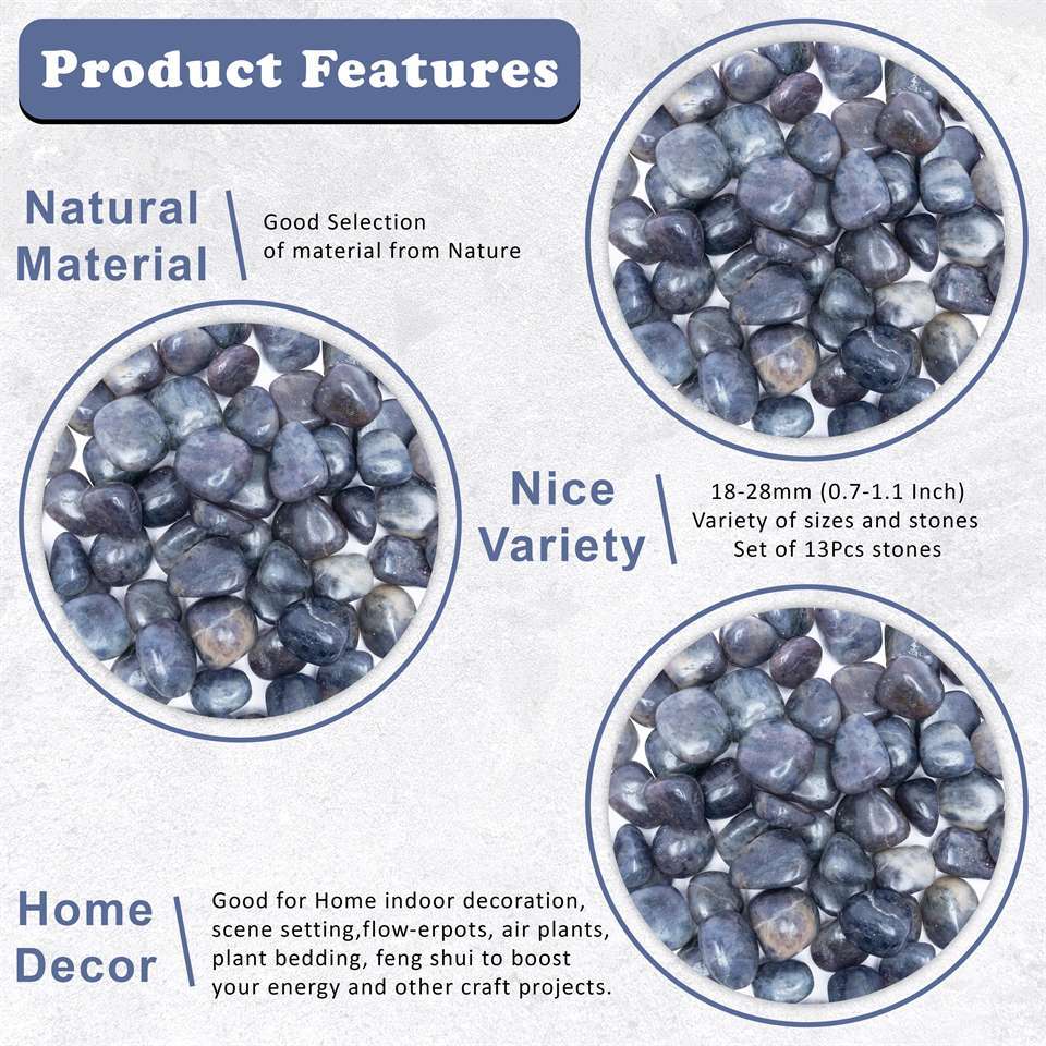 Iolite Tumbled Stones