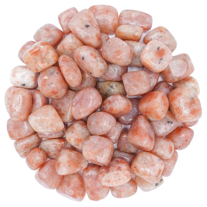 Sunstone Tumbled Stones - TheIndianHand