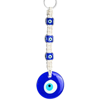 Evil Eye Door Hanging | Turkish Blue Glass Nazar Battu for Home Protection and Good Luck