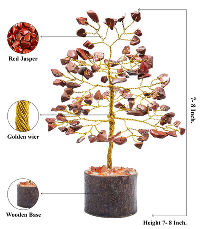 Red Jasper Crystal Tree of Life